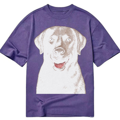 Labrador Friendly Family Classic T-shirt – Purple