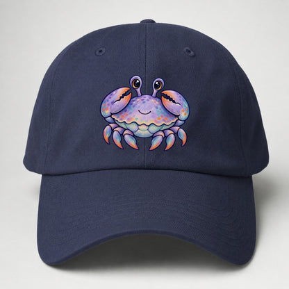 Crab Tucked Claw Hug Sea Sprite Baseball Cap – Twilight Navy