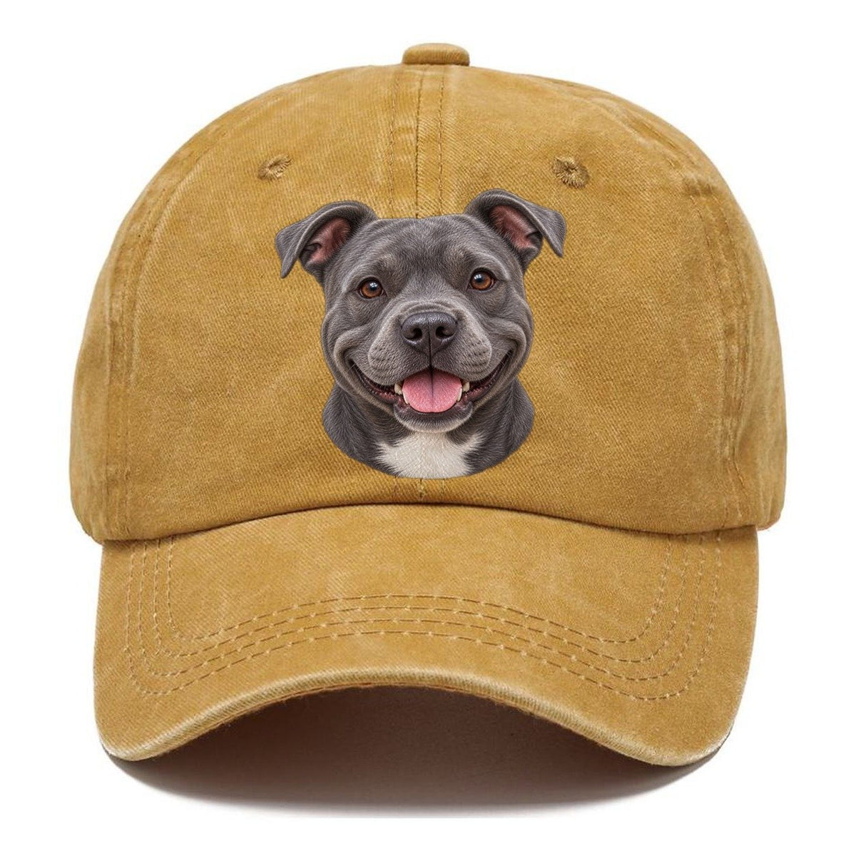 Staffy Blue Velvet Grin Pastimes Companions Classic Cap – Golden Harvest