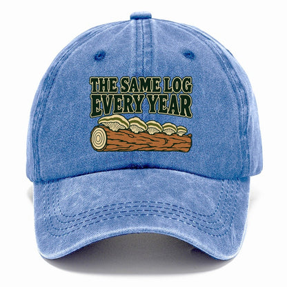 The Same Log Every Year Foraging And Mycology Classic Cap – Summer Sky