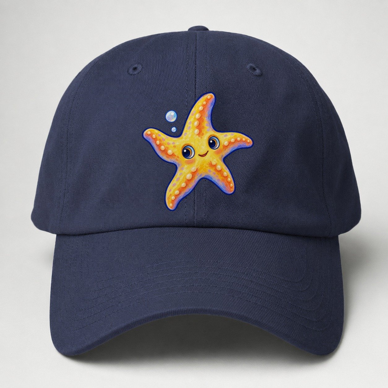 Starfish Side Float Sea Sprite Baseball Cap – Twilight Navy