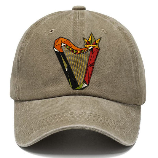 Irish Harp Portrait Classic Cap – Warm Sand