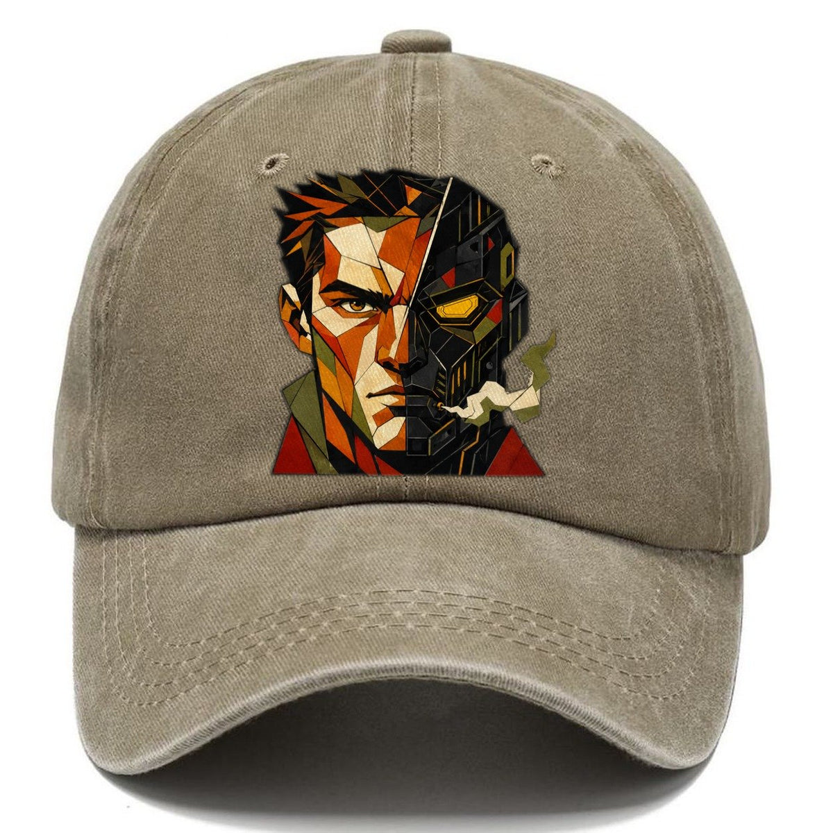 Cyborg Half Face Classic Cap – Warm Sand
