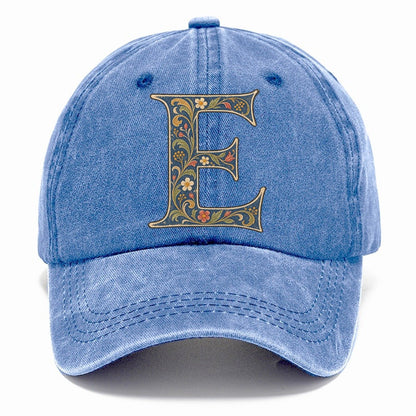 Wildflower E Monogram Classic Cap – Summer Sky
