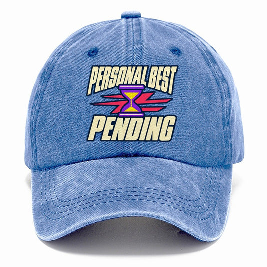 Personal Best Pending 90S Running Clubs Classic Cap – Summer Sky