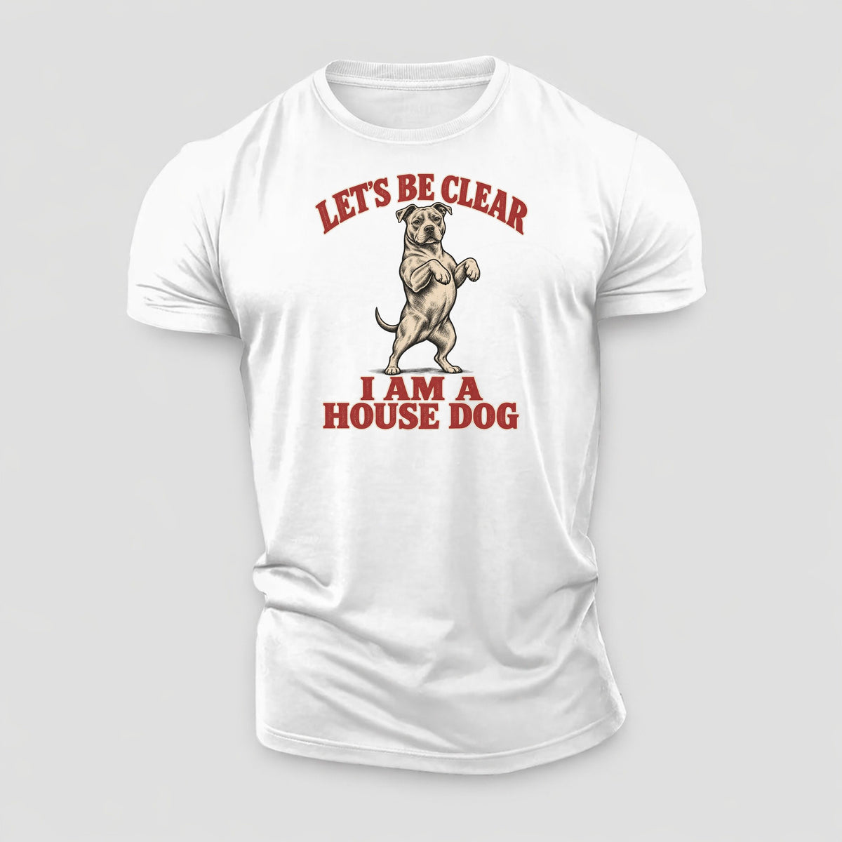 American Pit Bull Terrier Dog Declarations Cotton T-Shirt – White