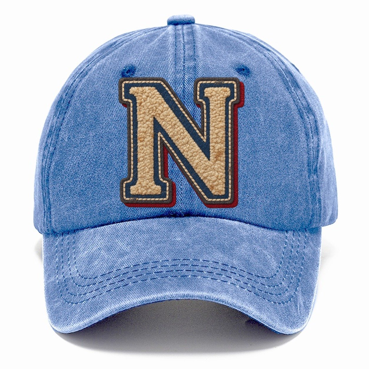 Varsity Chenille N Monogram Classic Cap – Summer Sky