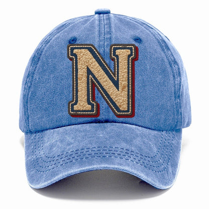 Varsity Chenille N Monogram Classic Cap – Summer Sky