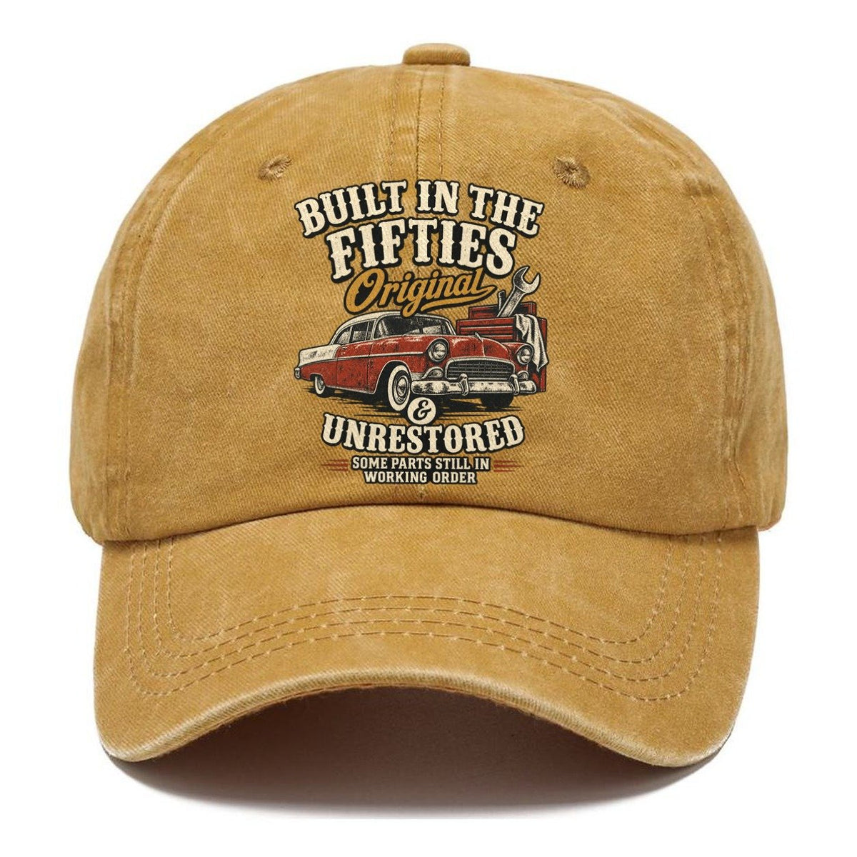 Built in the Fifties Car Classic Cap – Golden Harvest