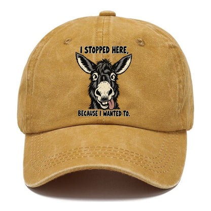 I Stopped Here Feral Logic Classic Cap – Golden Harvest