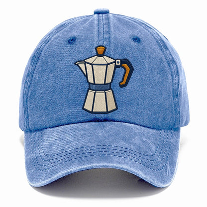 Moka Coffee Pot Tiny Solo Marks Classic Cap – Summer Sky