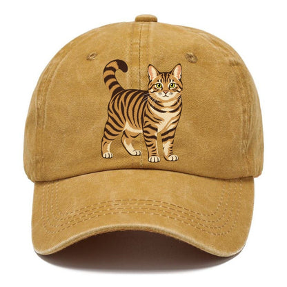 Chinese Li Hua Standing Three Quarter Rare Cat Breeds Classic Cap – Golden Harvest