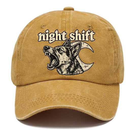 A Barking Dog Head Overlapping A Crescent Moon Bark For Me Classic Cap – Golden Harvest