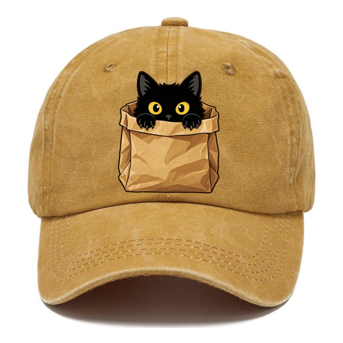 Black Cat Paper Bag Fan Favorites Classic Cap – Golden Harvest
