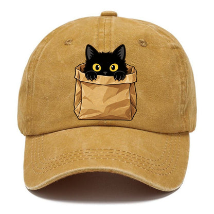 Black Cat Paper Bag Fan Favorites Classic Cap – Golden Harvest
