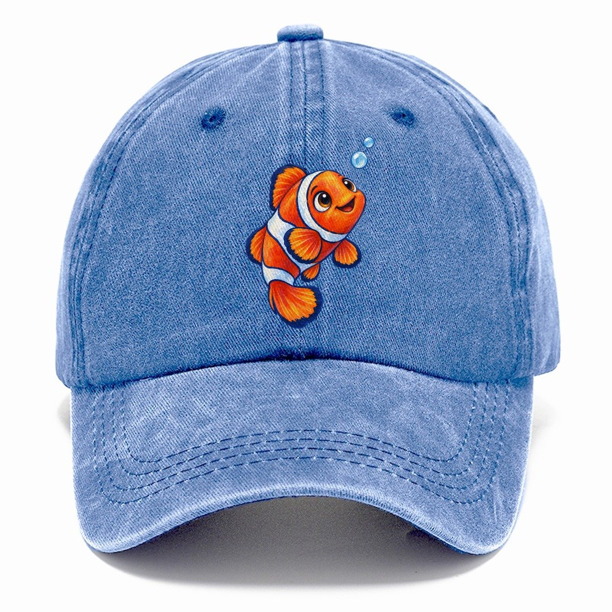Clownfish Upward Flick Sea Sprite Classic Cap – Summer Sky