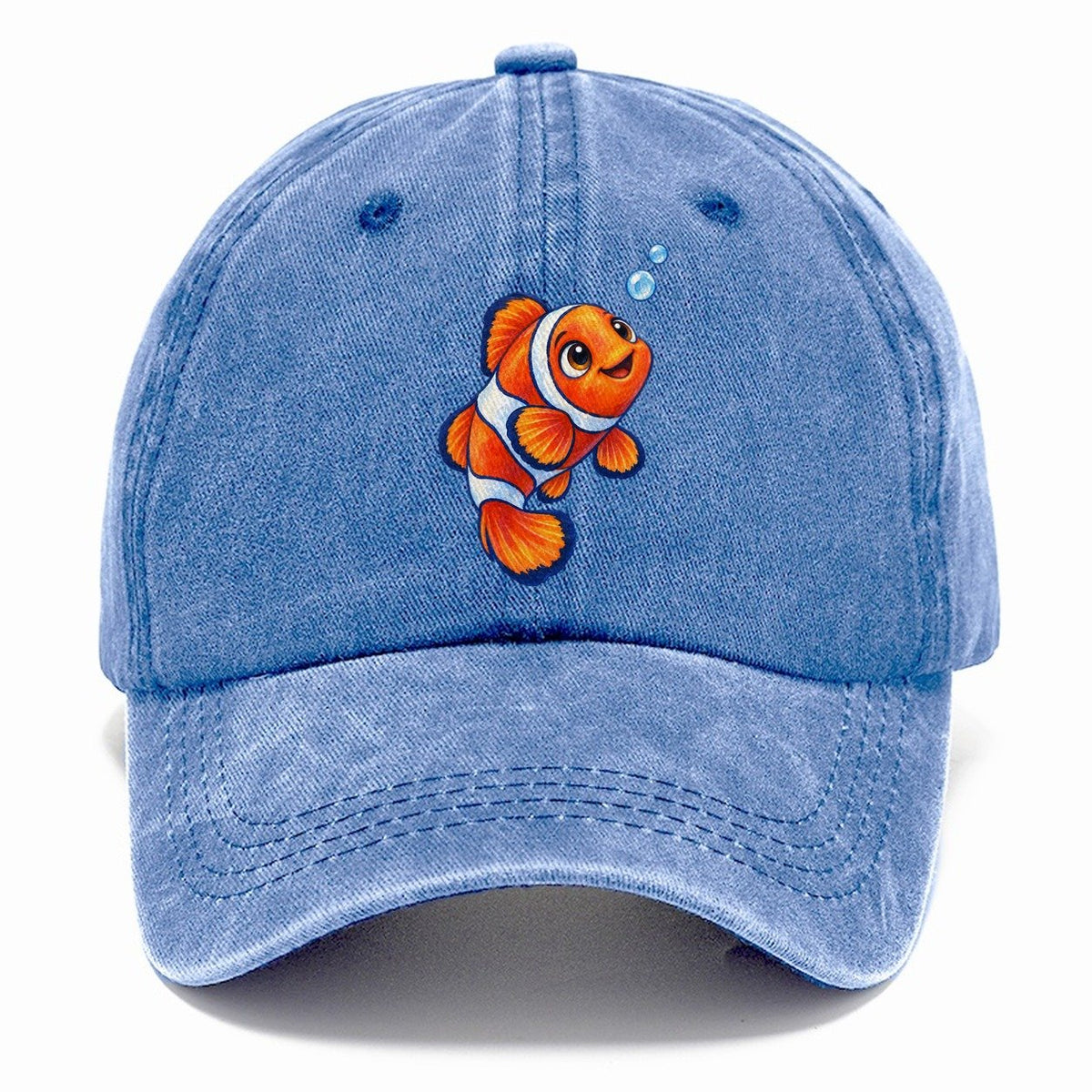 Clownfish Upward Flick Sea Sprite Classic Cap – Summer Sky