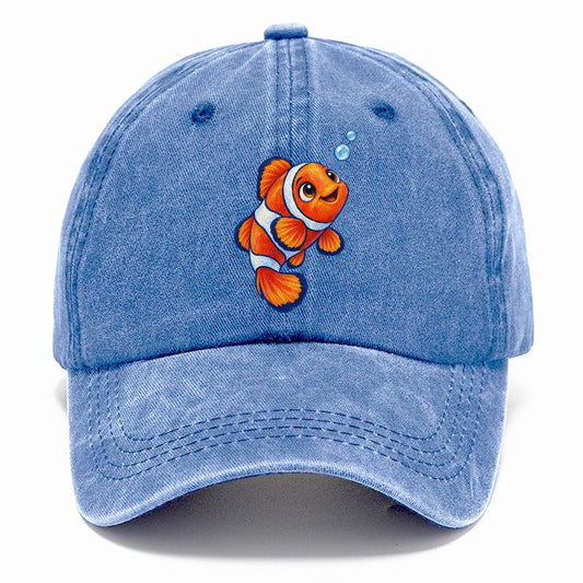 Clownfish Upward Flick Sea Sprite Classic Cap – Summer Sky
