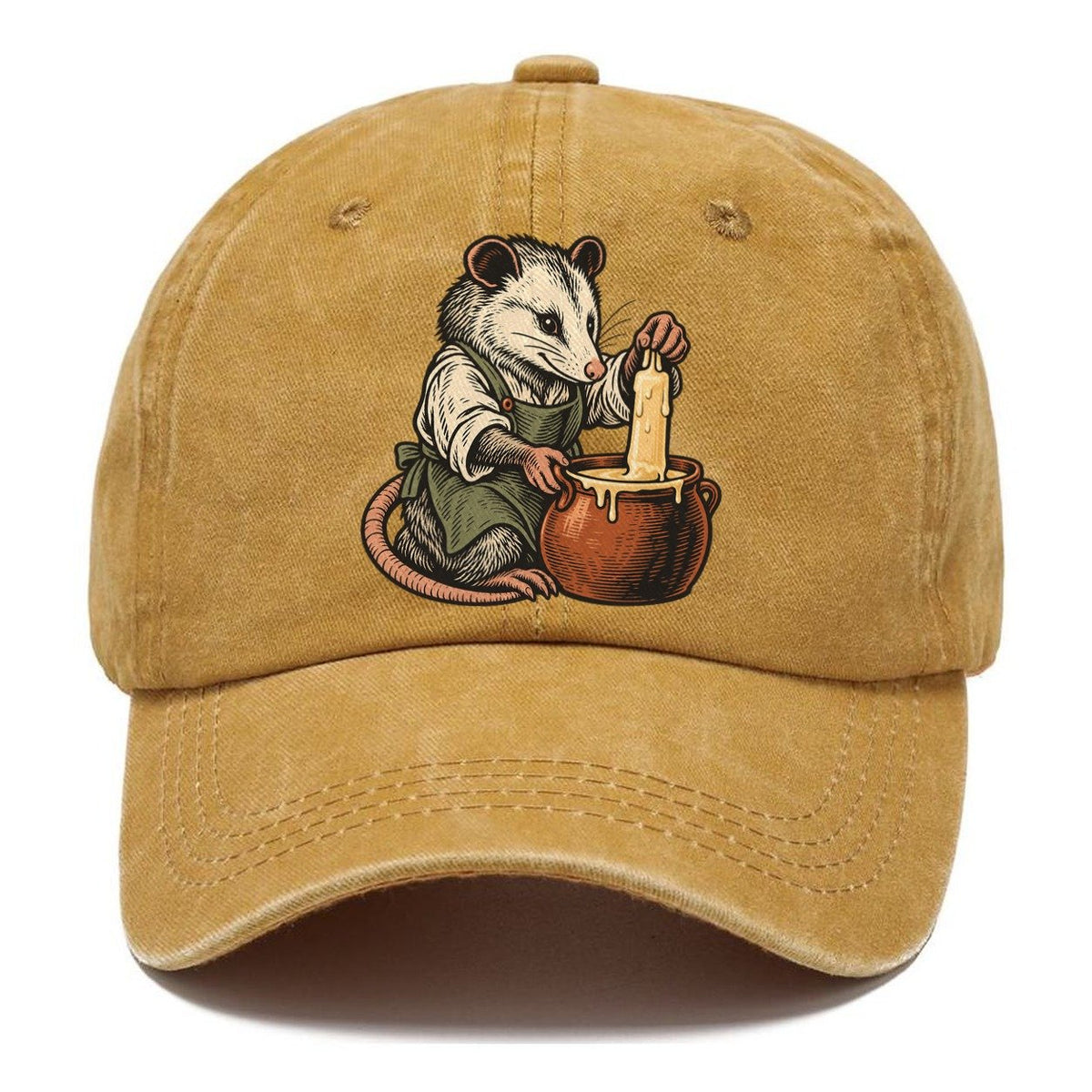 Opossum Candle Maker Sundown Familiars Classic Cap – Golden Harvest