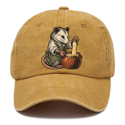 Opossum Candle Maker Sundown Familiars Classic Cap – Golden Harvest