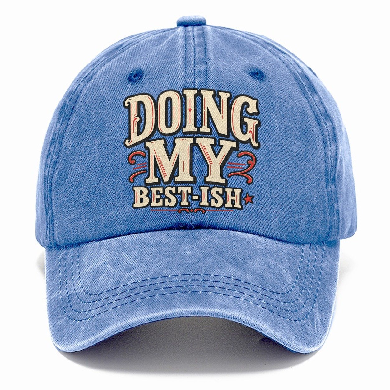 Doing My Best Ish American Wit Classic Cap – Summer Sky