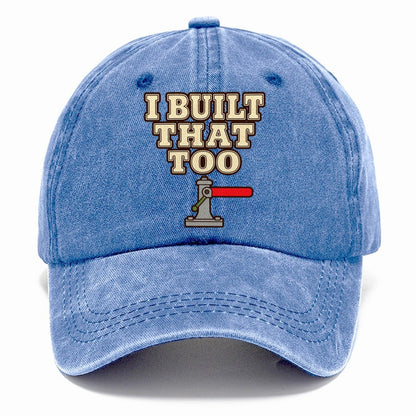 I Built That Too Model Railways Classic Cap – Summer Sky