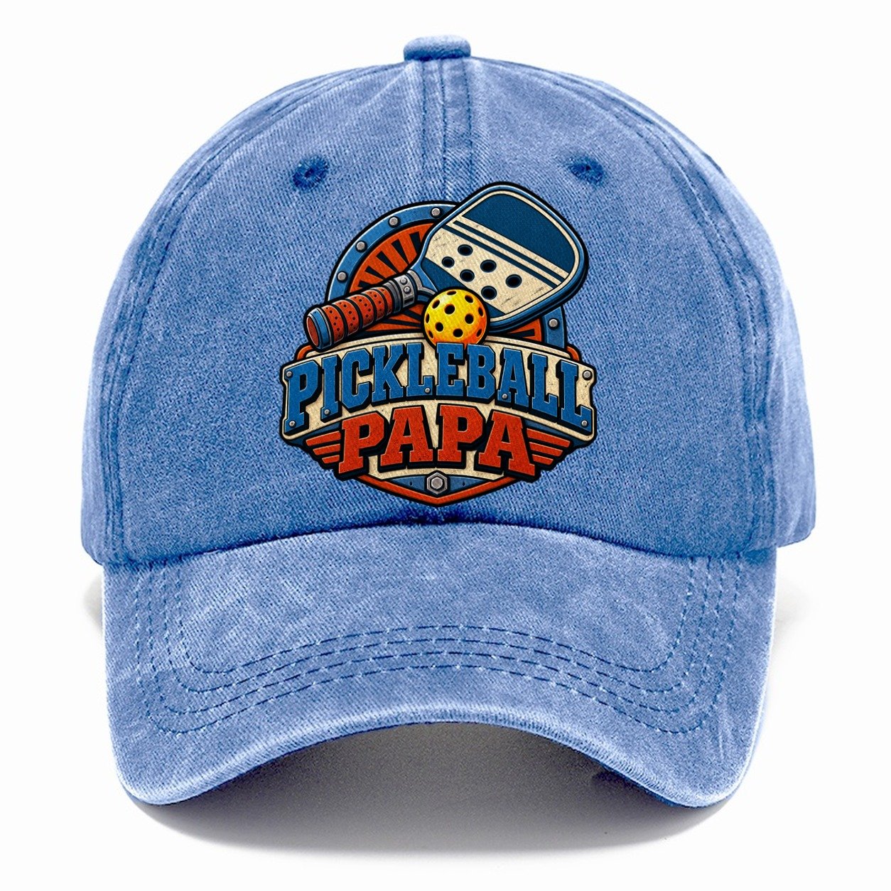 Pickleball Papa Pickleball Life Classic Cap – Summer Sky
