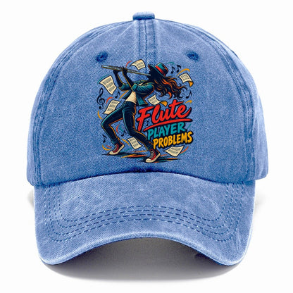 Flute Player Problems Music Instruments Classic Cap – Summer Sky