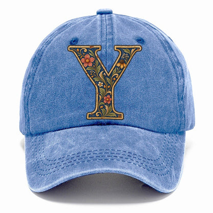 Wildflower Y Monogram Classic Cap – Summer Sky