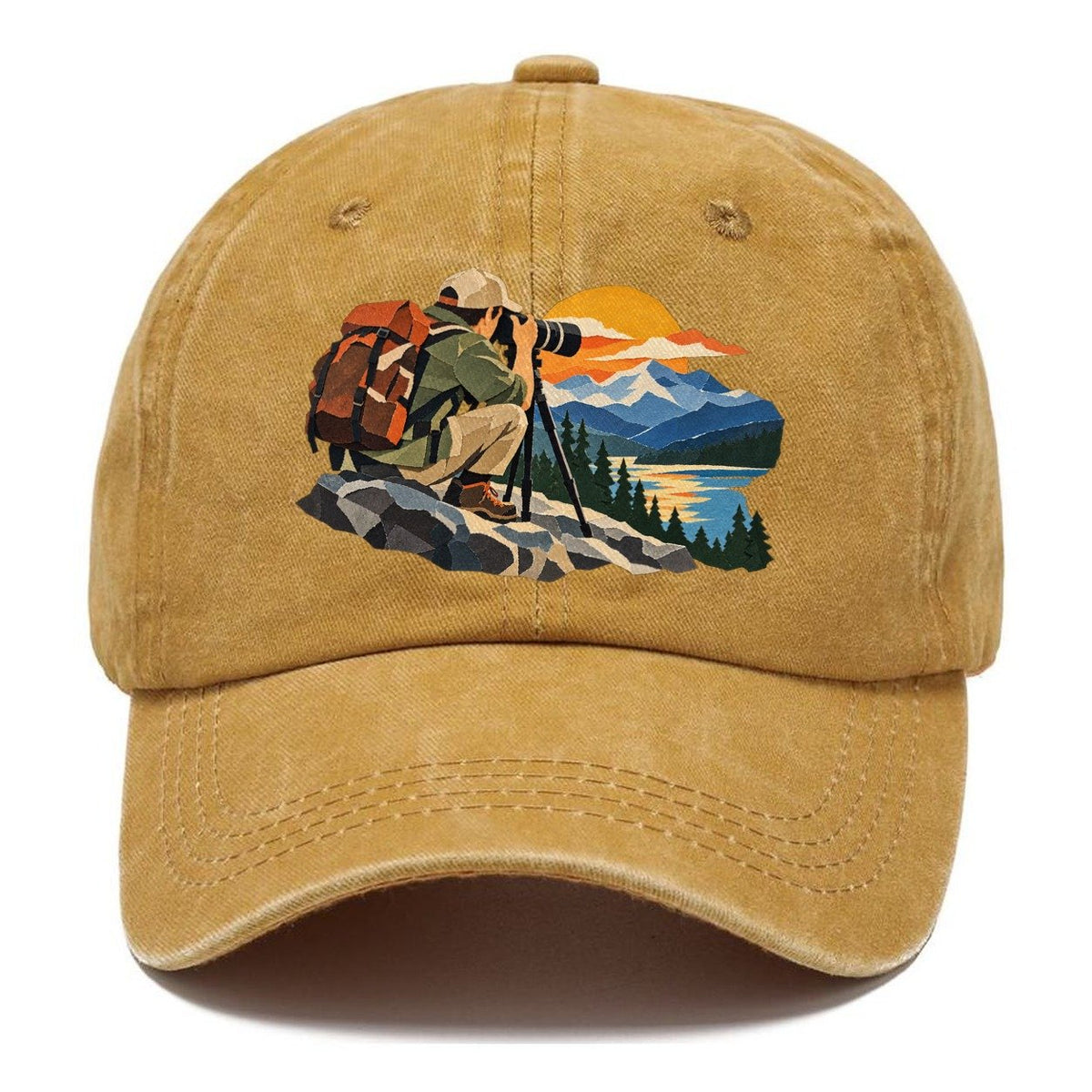 Mountain Sunset Photographer Classic Cap – Golden Harvest