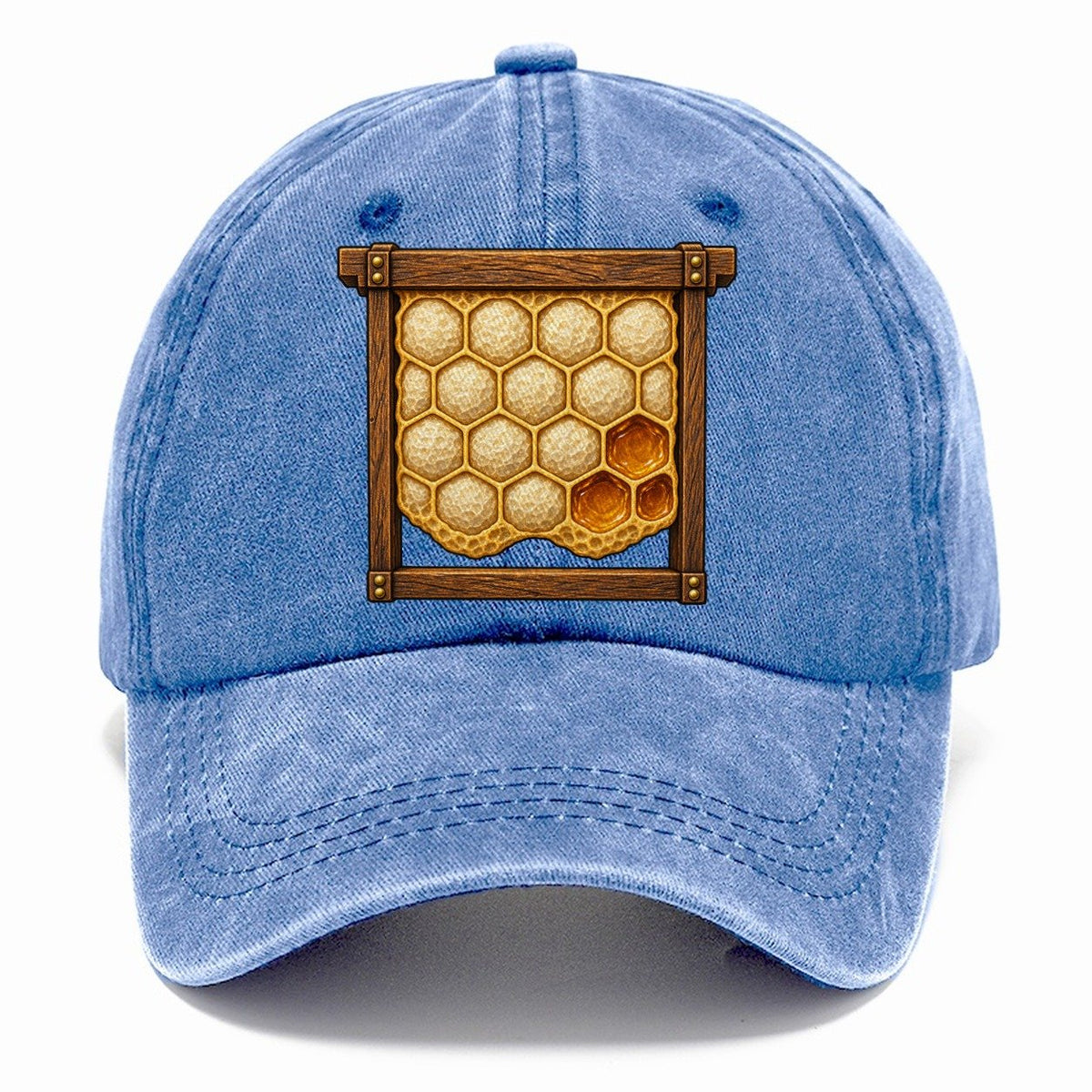Capped Honey Frame Beekeeping Classic Cap – Summer Sky