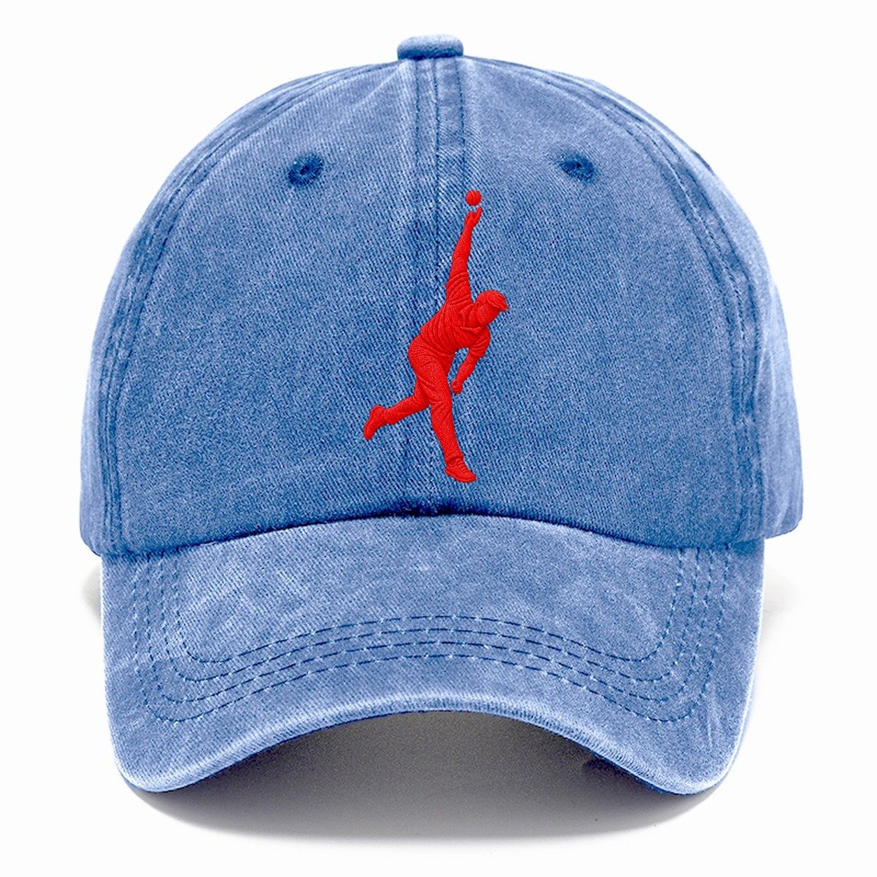 Cricket Fast Bowler Release Micro Motion Mark Classic Cap – Summer Sky