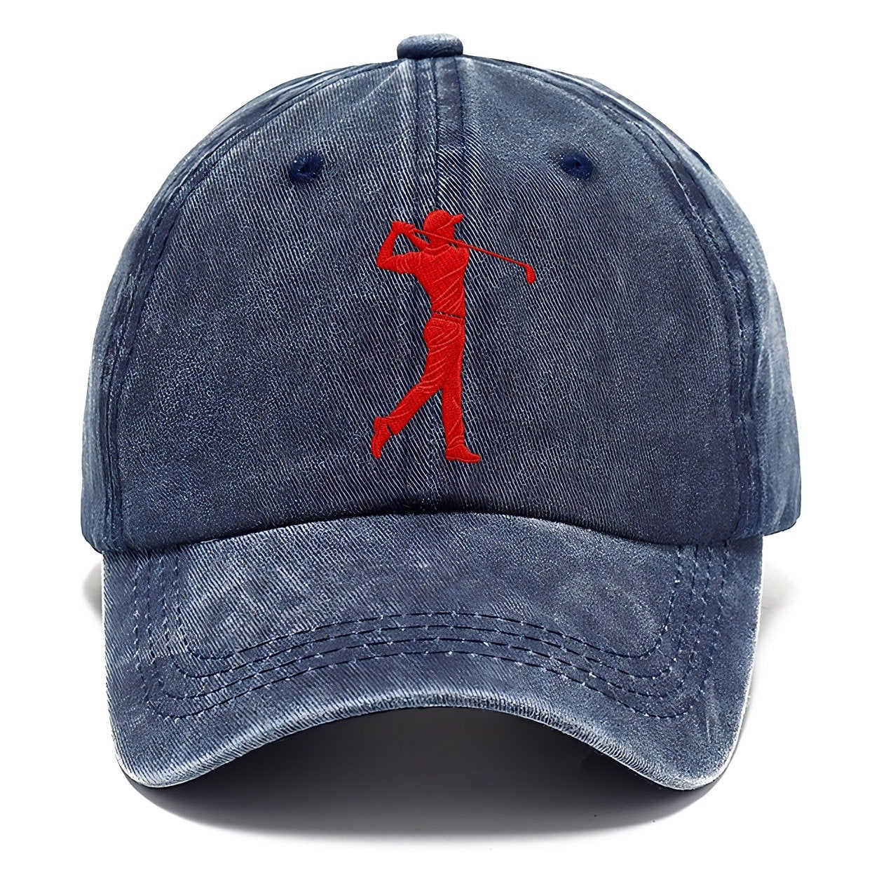 Golfer Balanced Finish Micro Motion Mark Classic Cap – Twilight Navy
