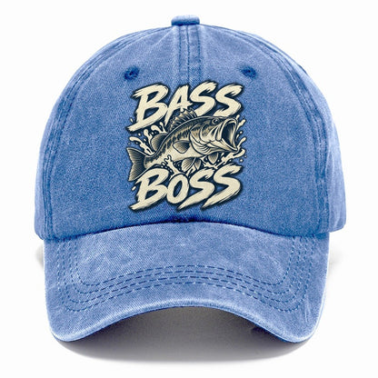 Bass Boss Fishing Elegant Classic Cap – Summer Sky