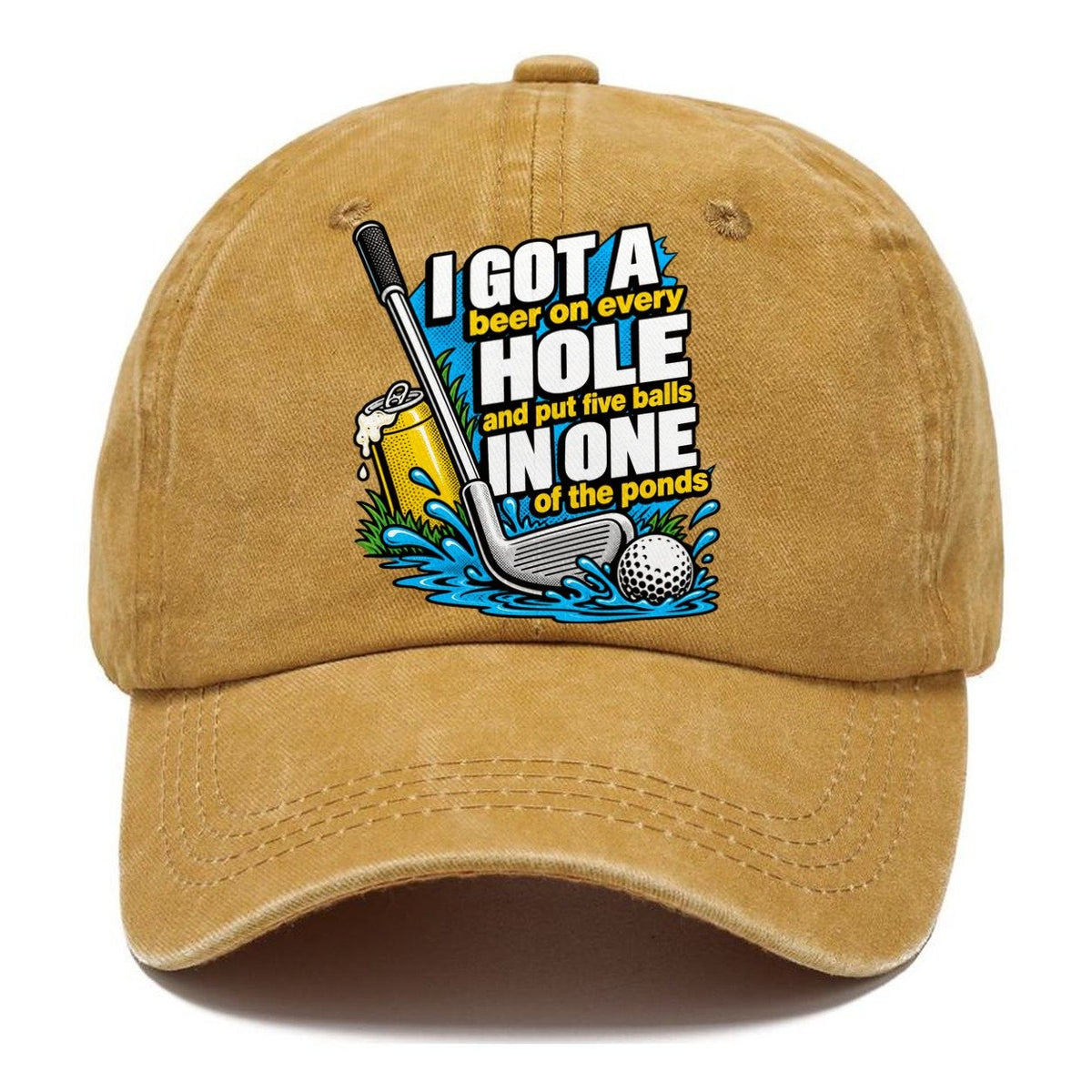 Beer on Every Hole Classic Cap – Golden Harvest