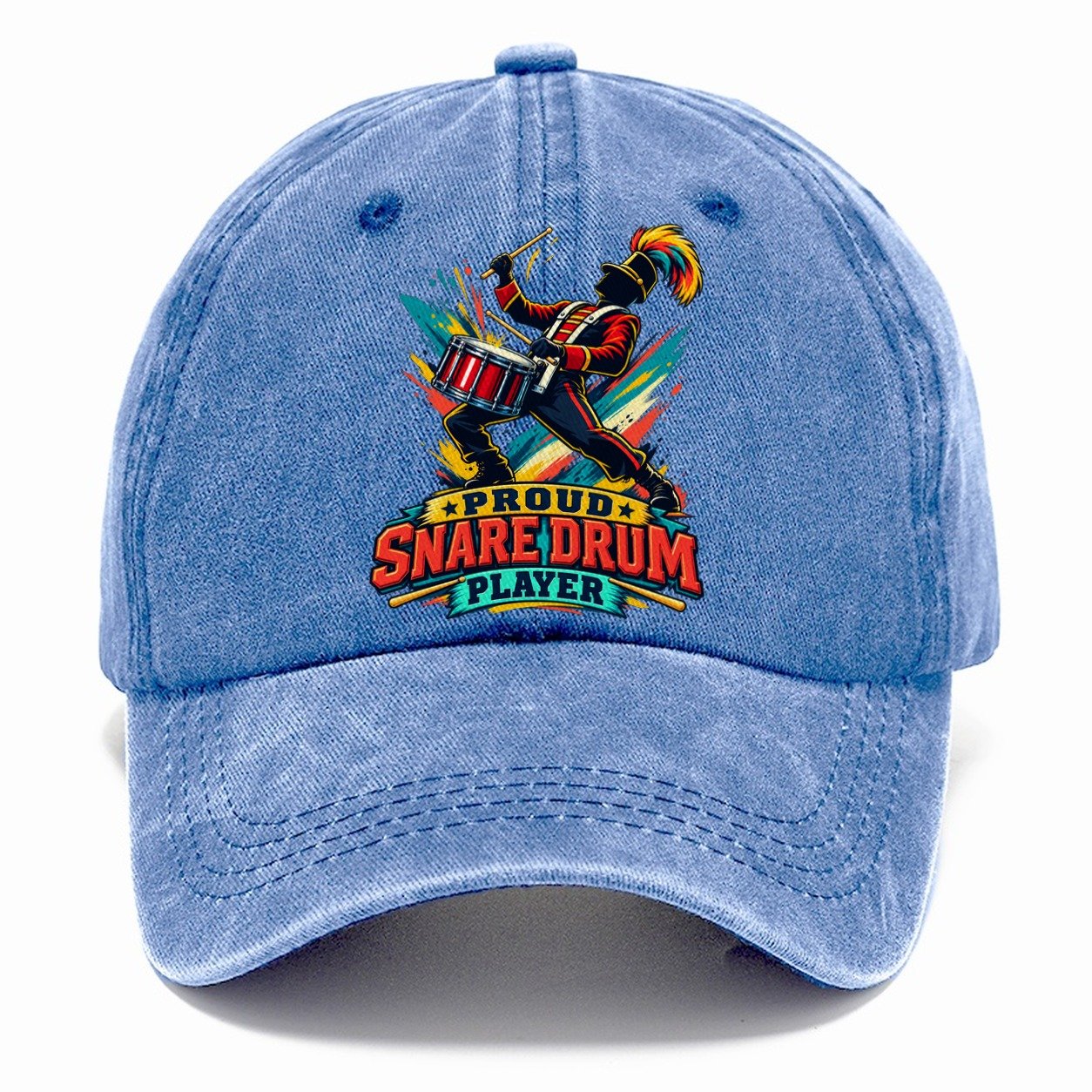 Proud Snare Drum Player Music Instruments Classic Cap – Summer Sky