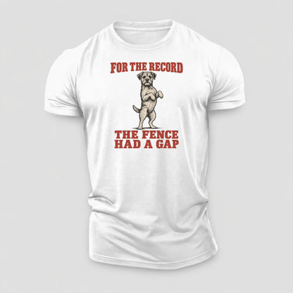 Border Terrier Dog Declarations Cotton T-Shirt – White