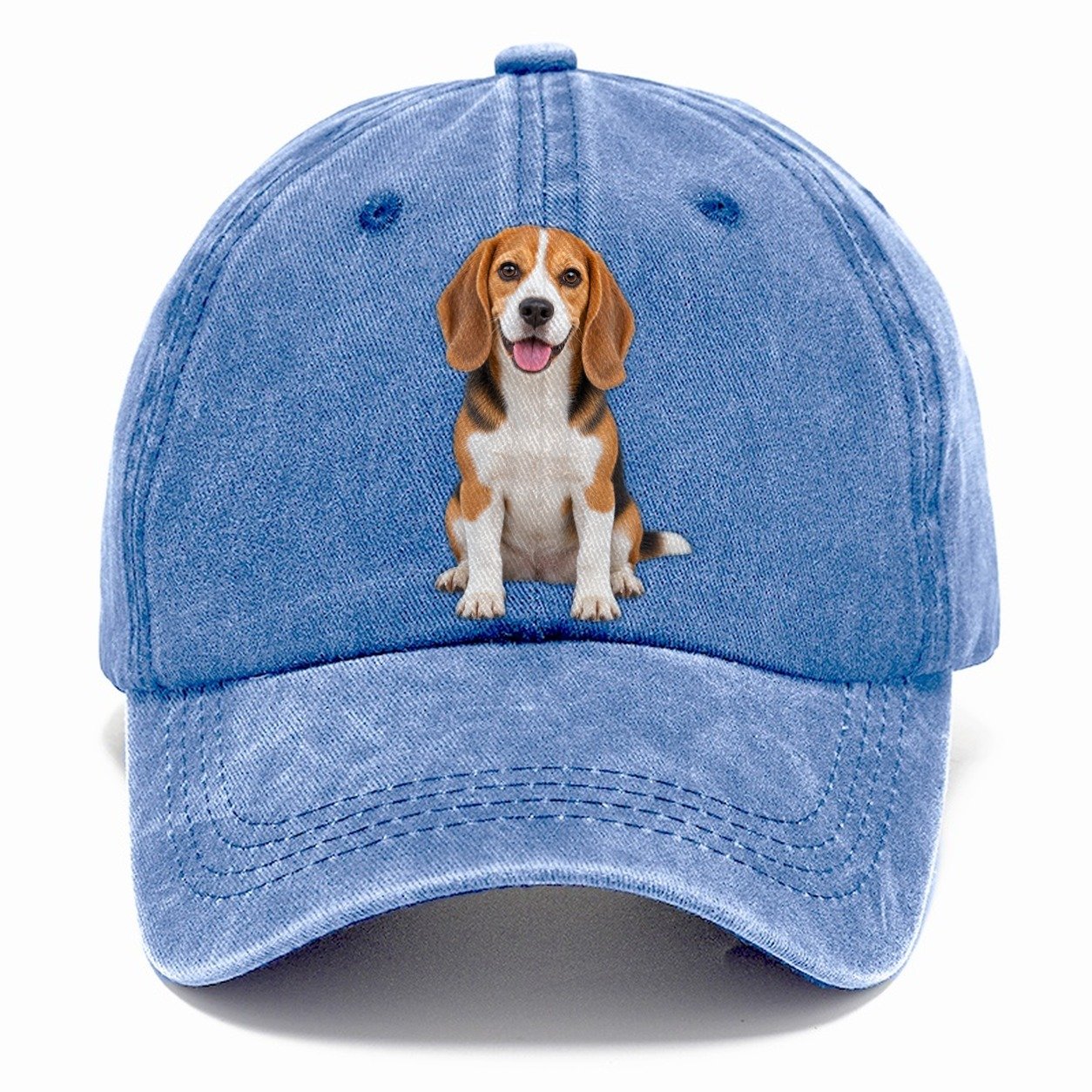 Beagle Sitting Top Breeds Classic Cap – Summer Sky
