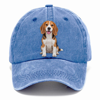 Beagle Sitting Top Breeds Classic Cap – Summer Sky