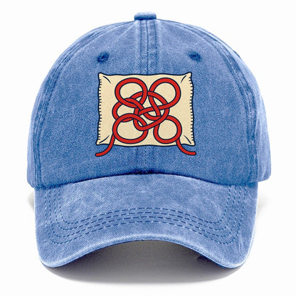 The Tangle And Needlework Classic Cap – Summer Sky