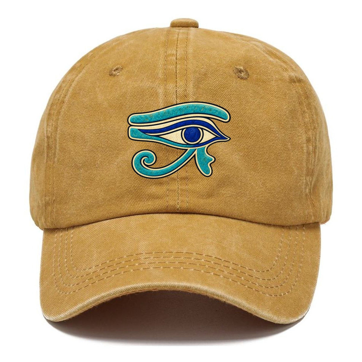 Wedjat In Blue Quiet Wards Heritage Classic Cap – Golden Harvest