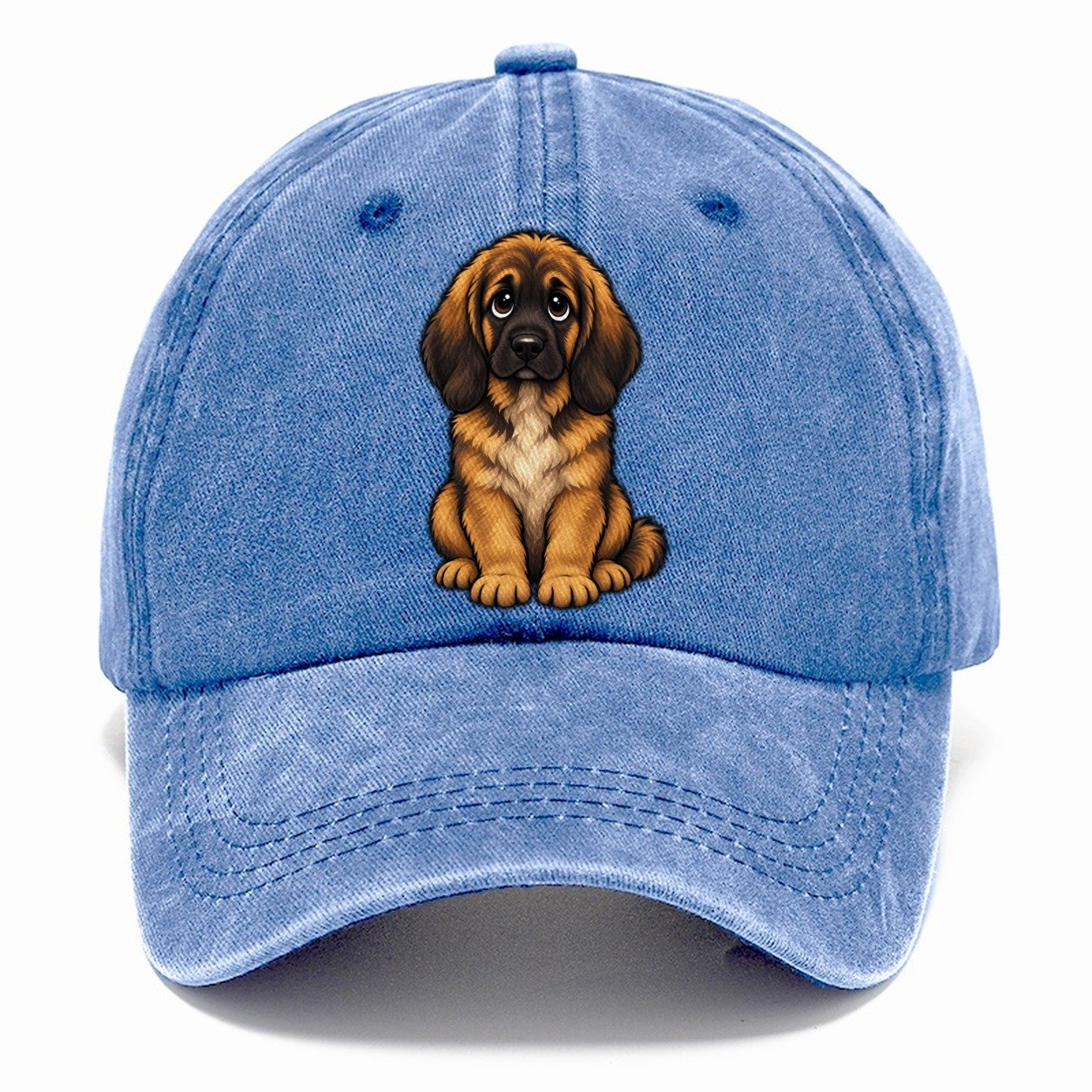 Leonberger Sitting Sweetheart Classic Cap – Summer Sky