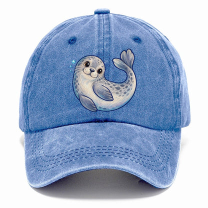 Seal Side Roll Sea Sprite Classic Cap – Summer Sky