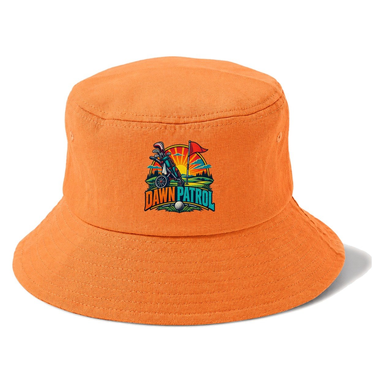 Dawn Patrol Golf Life Bucket Hat – Terracotta Clay