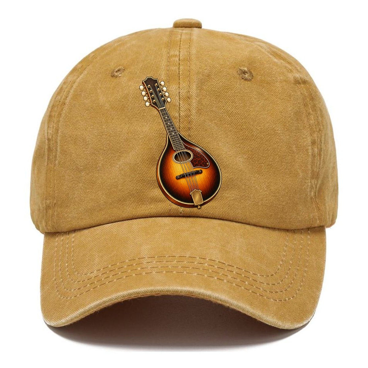 Mandolin Oval Sunburst Pastimes Companions Classic Cap – Golden Harvest