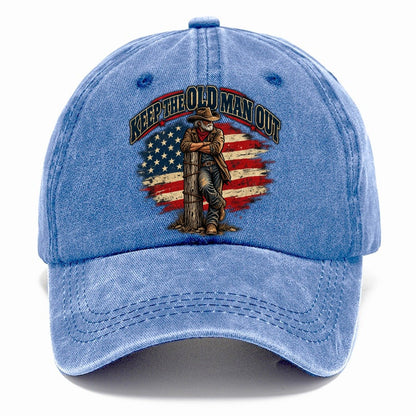 Keep The Old Man Out Old Man Strong Classic Cap – Summer Sky