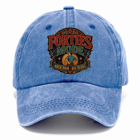 Forties Mode Back Pain Big Plans Classic Cap – Summer Sky