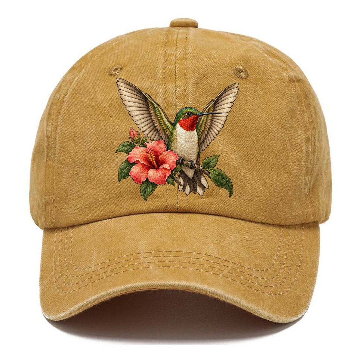 Hummingbird Morning Stretch Character Club Classic Cap – Golden Harvest