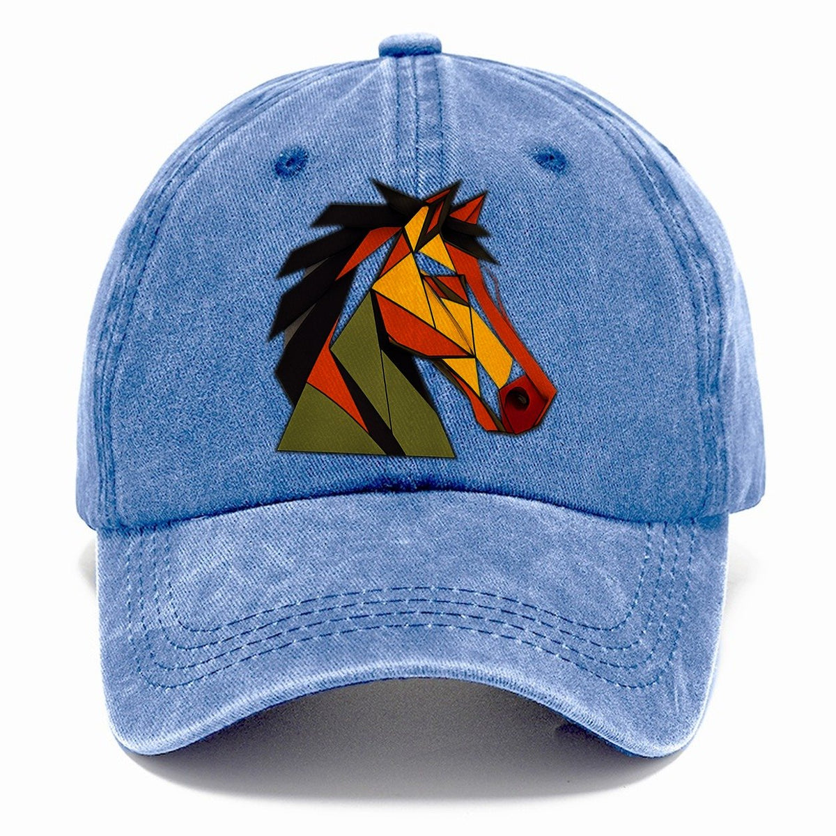 Horse Head Profile Classic Cap – Summer Sky