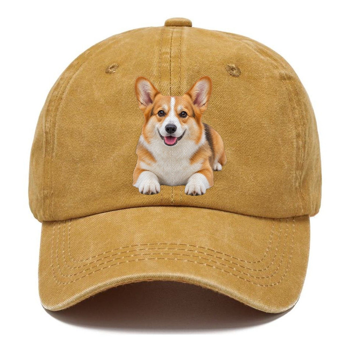 Pembroke Welsh Corgi Lying Down Top Breeds Classic Cap – Golden Harvest